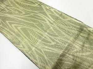 アンティーク　抽象模様織出し袋帯（材料）